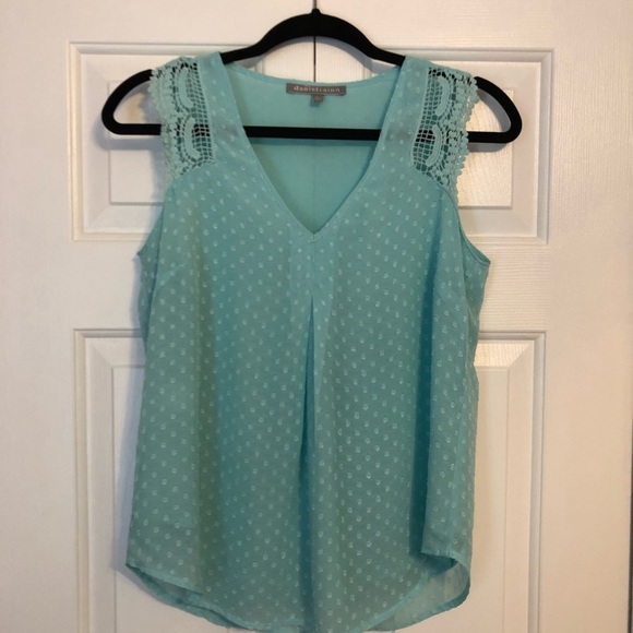 Daniel Rainn Tops - Daniel Rainn Swiss Dot Top